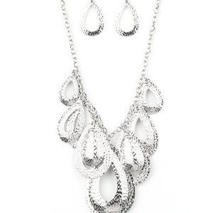 Teardrop Tempest-Silver